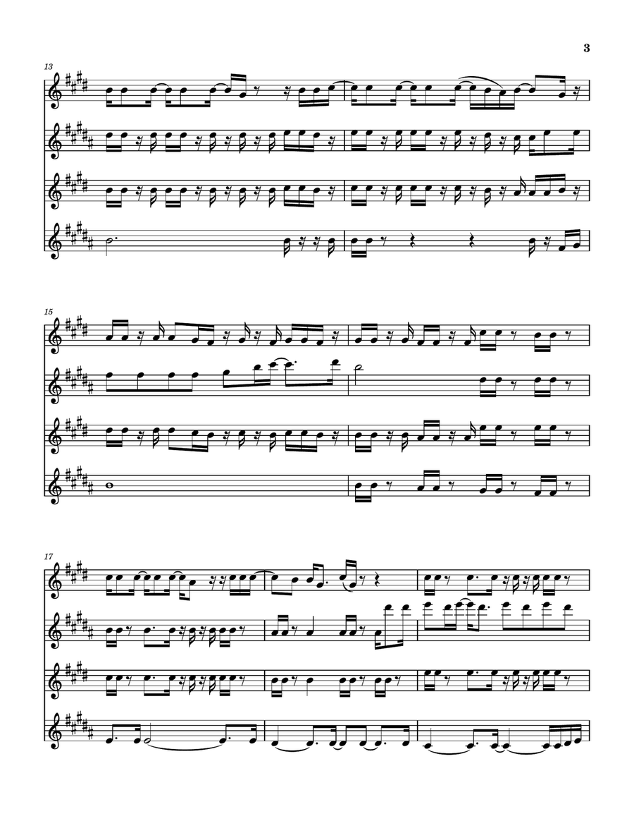 Medley: Dialogue (Part I) with Dialogue (Part II) Saxophone Quartet scores gallery preview page 4