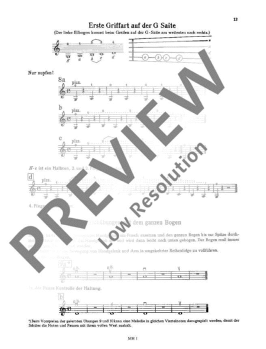 Das Geigenspiel Das Geigenspiel Violin scores gallery preview page 16