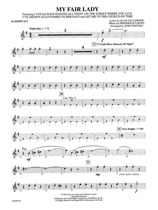 My Fair Lady (Medley): 1st F Horn
