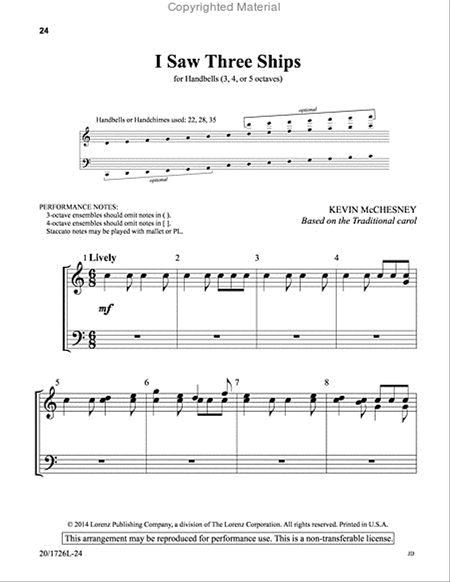 I Heard the Bells of Christmas 5-Octaves scores gallery preview page 11