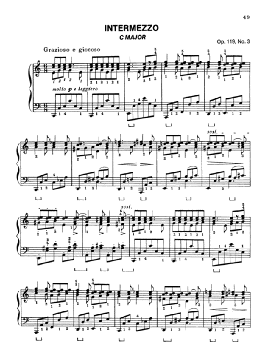 Brahms -- Selected Works Piano Solo scores gallery preview page 5