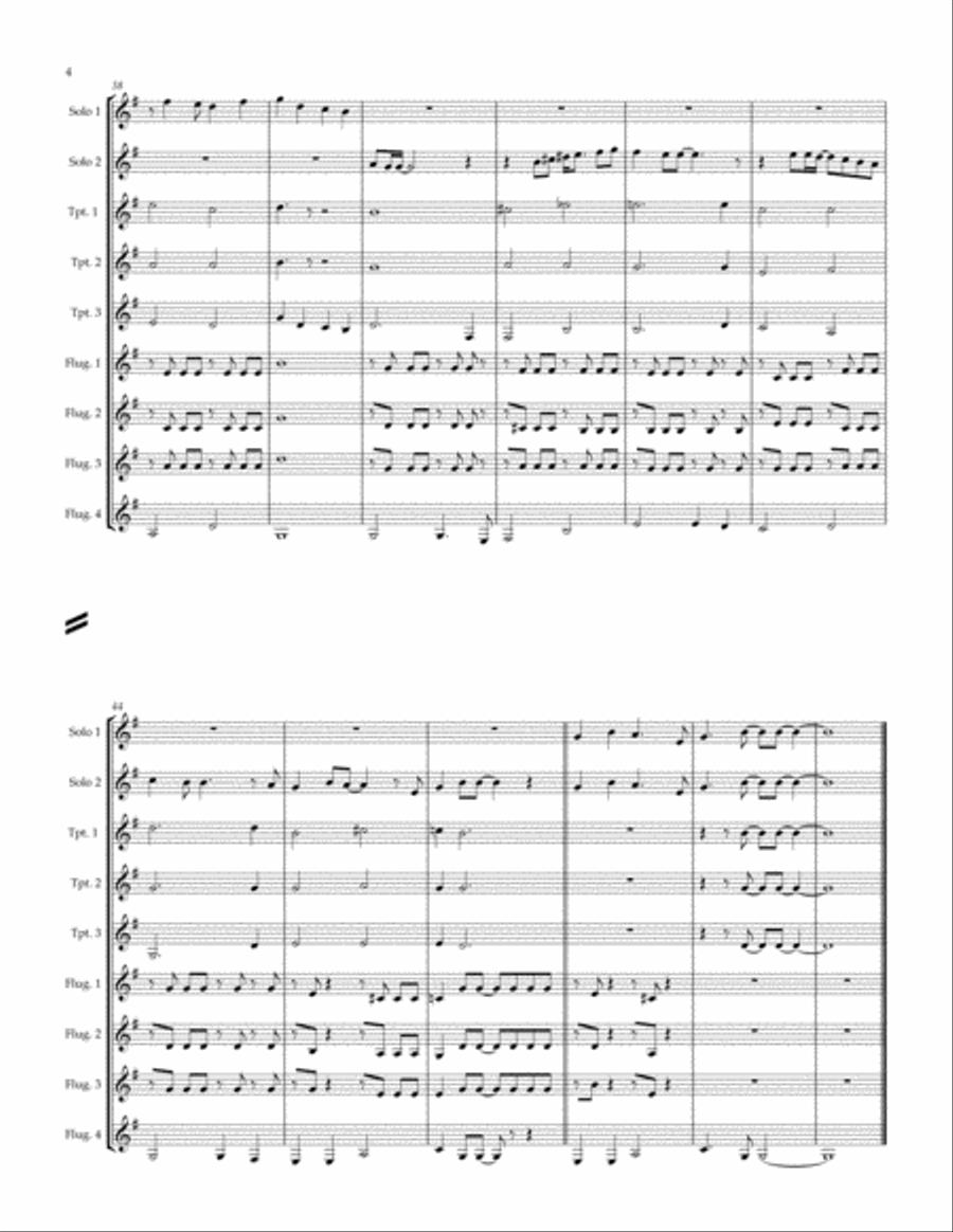 Yesterday Trumpet Solo scores gallery preview page 4