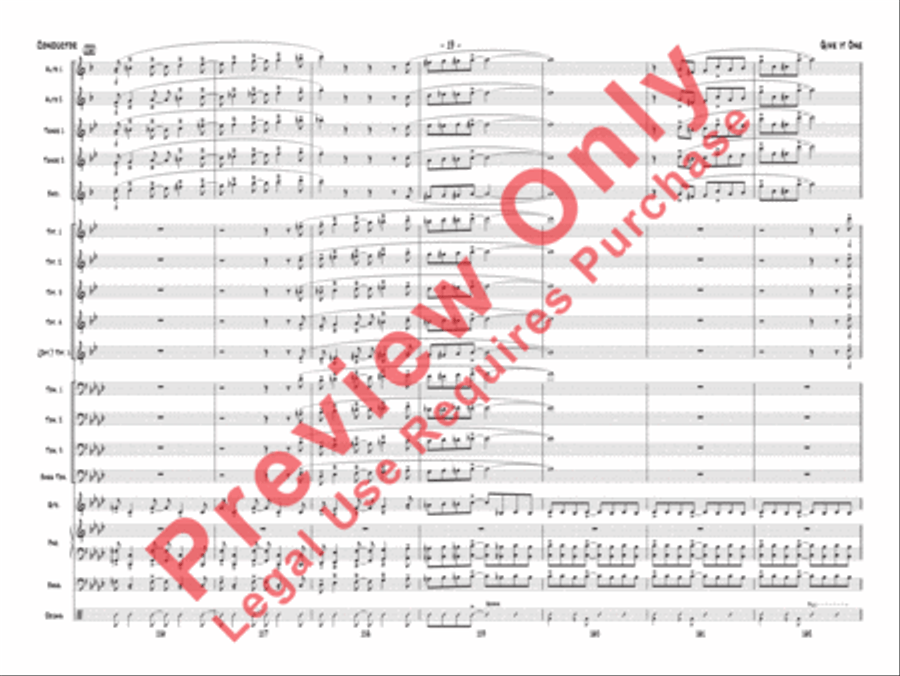 Give It One Give It One Jazz Ensemble scores gallery preview page 20