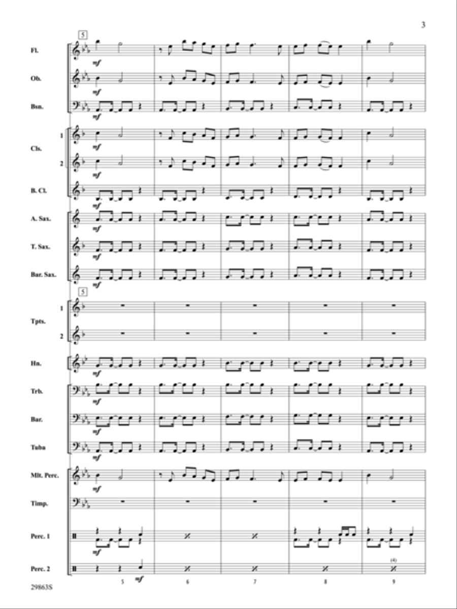 That's What You Get (score only) Concert Band scores gallery preview page 3