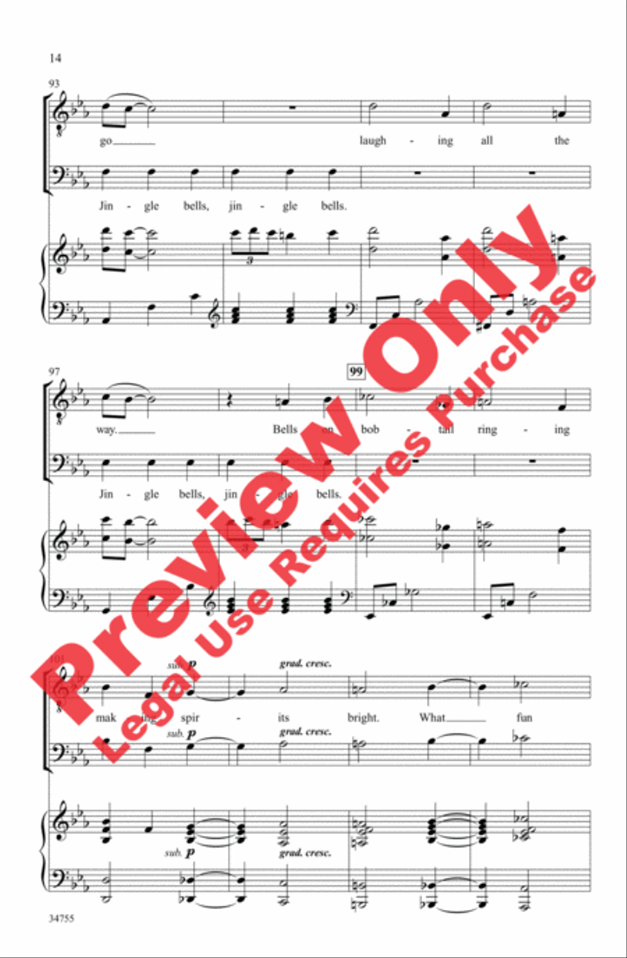 Nutcracker Jingles Nutcracker Jingles Men's Choir scores gallery preview page 13