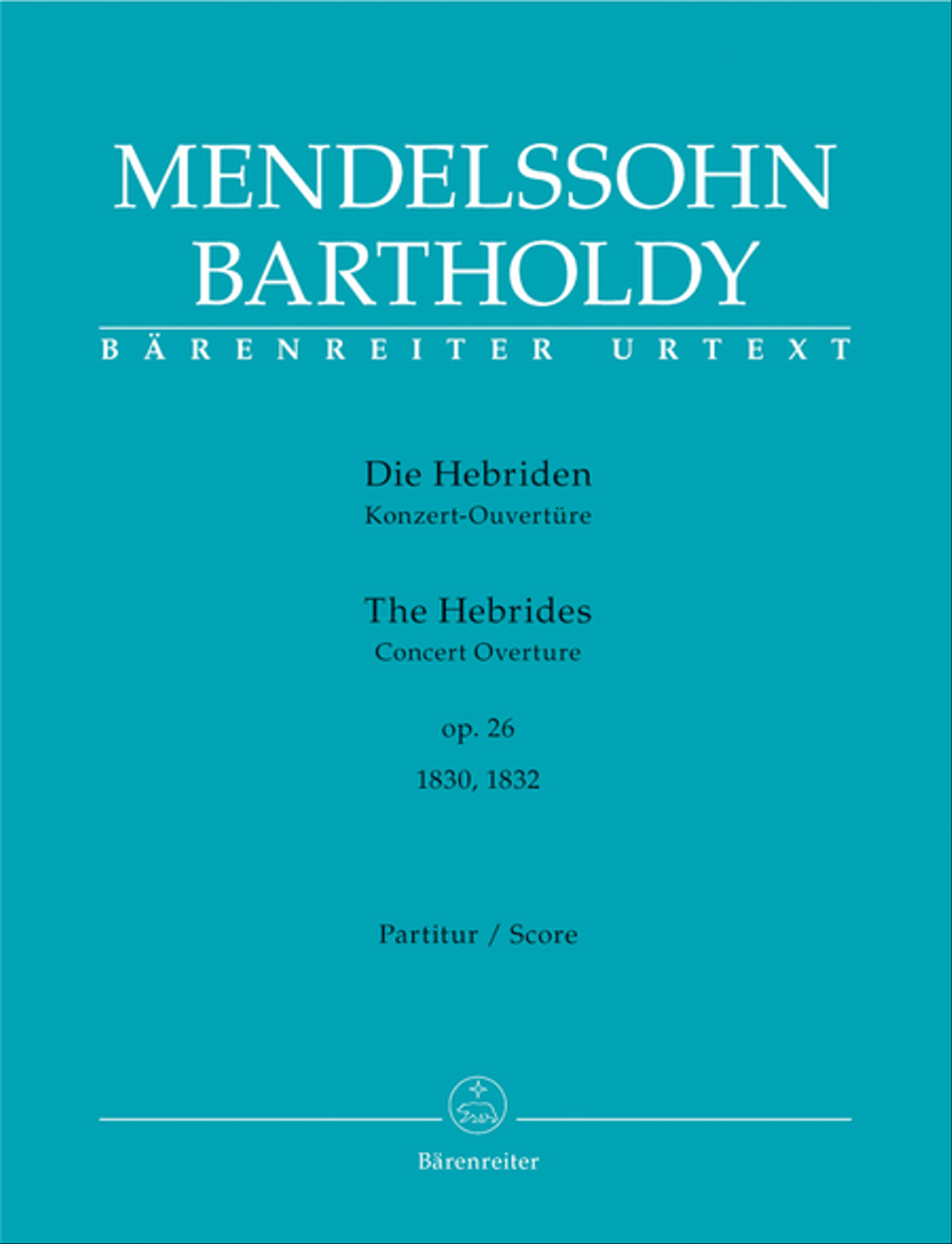 Book cover for The Hebrides, op. 26