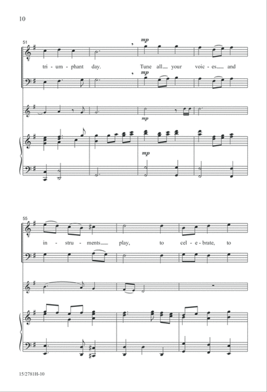 Sing, Now, Ye Sons of Art TB scores gallery preview page 11
