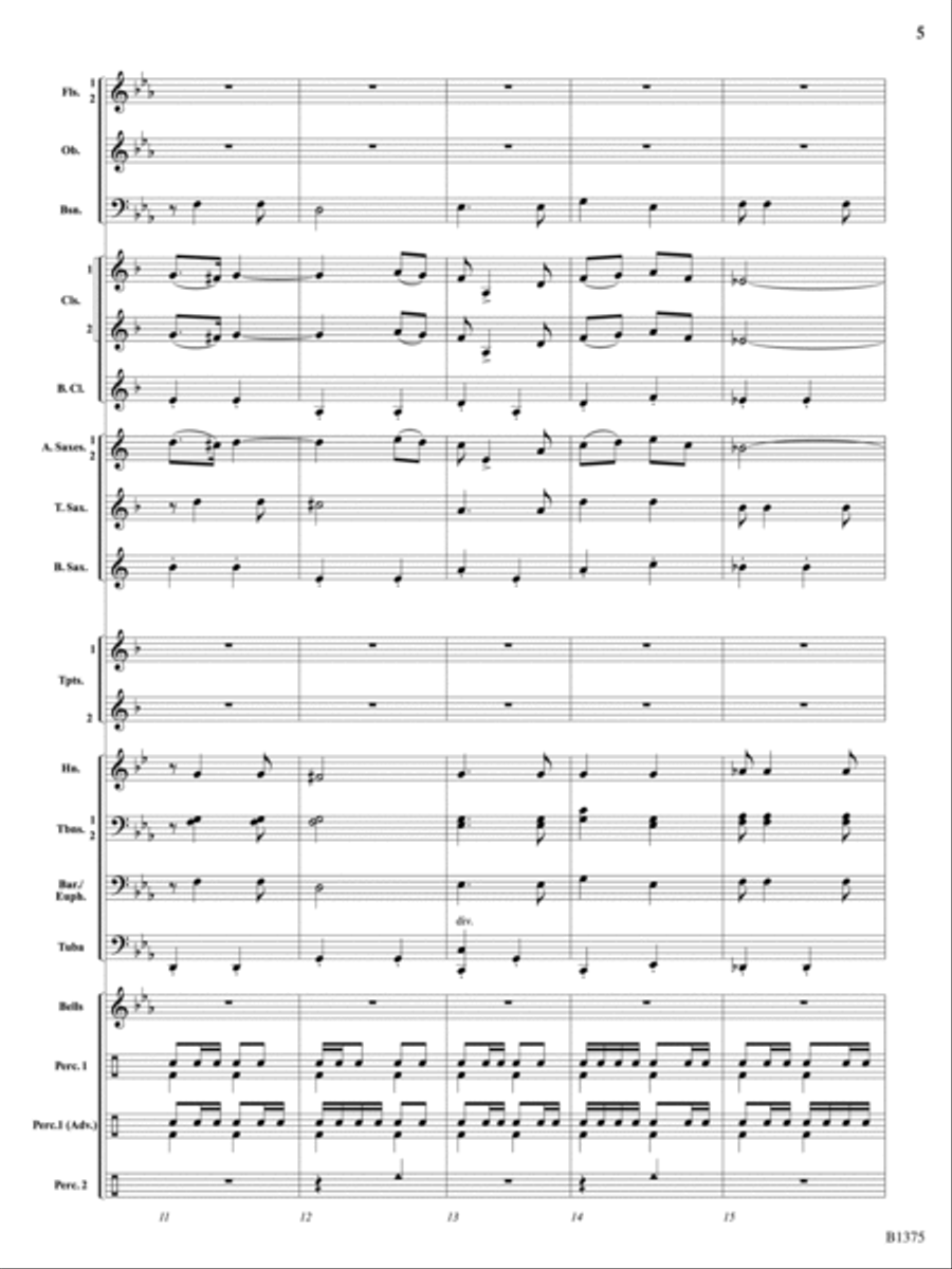 Excelsior! (Concert March): Score Concert Band scores gallery preview page 5