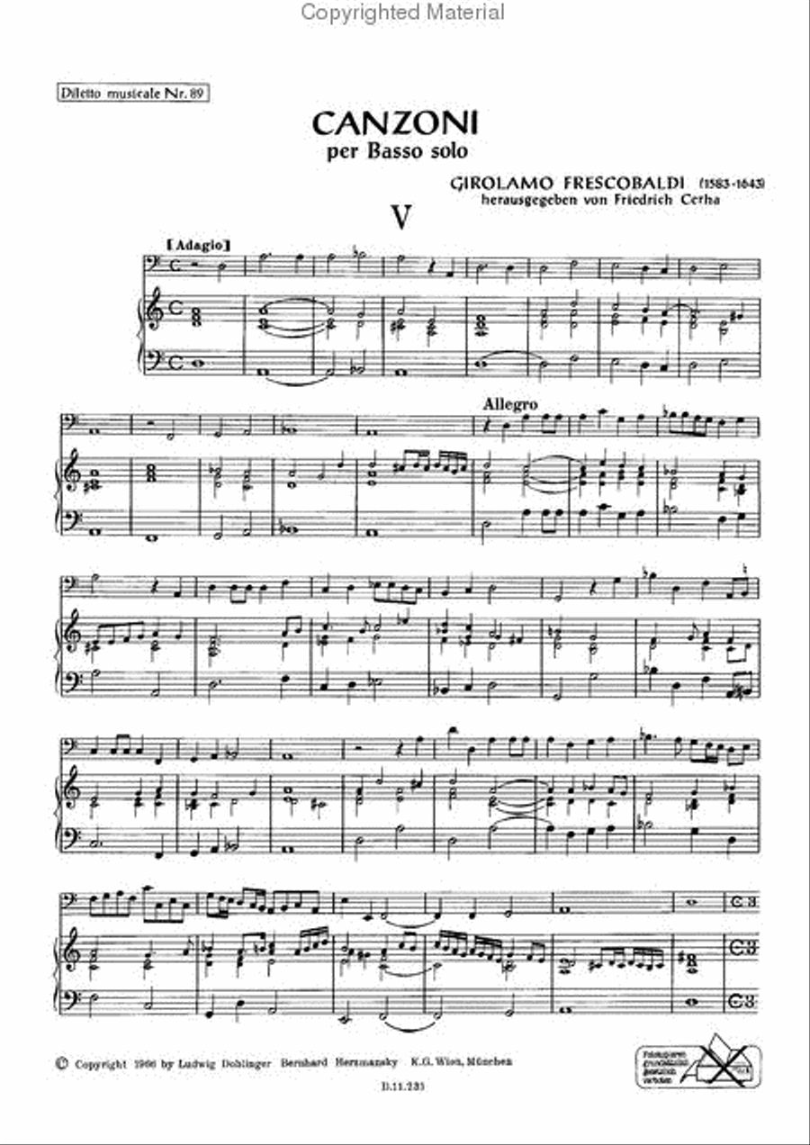 Canzoni per Basso solo Double Bass scores gallery preview page 2