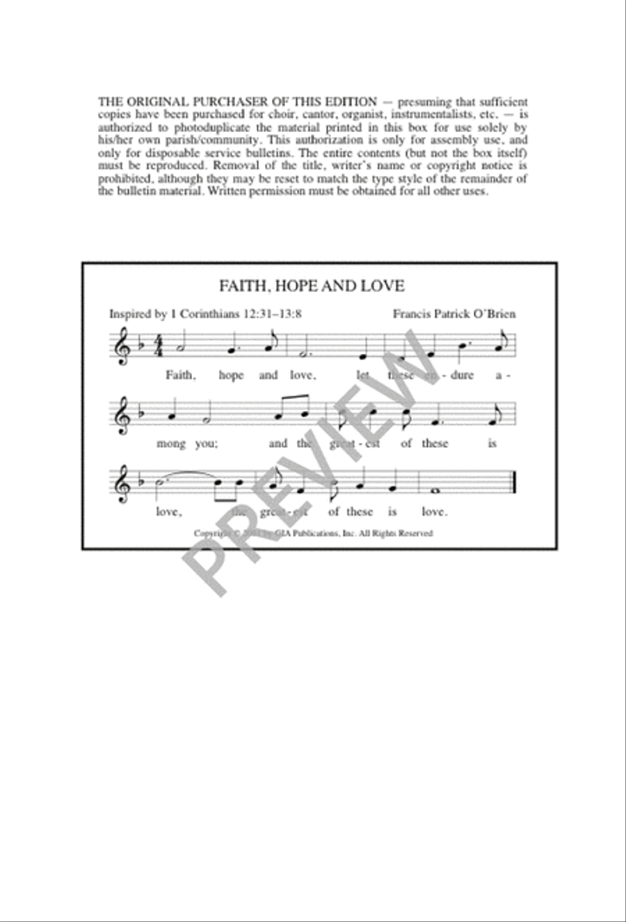 Faith, Hope and Love 3-Part scores gallery preview page 9
