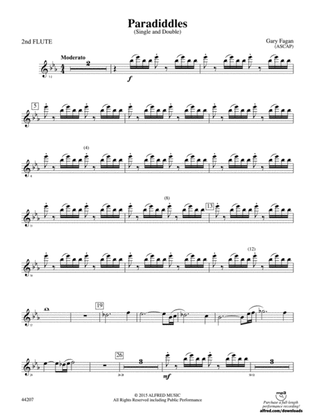 Paradiddles: 2nd Flute