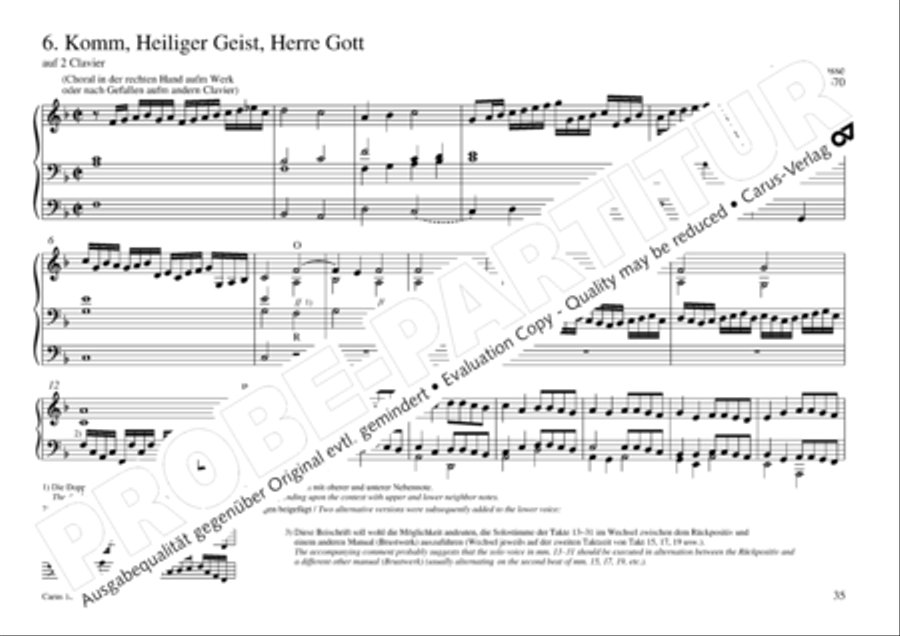 Organ music of the Hasse family Organ Solo scores gallery preview page 36