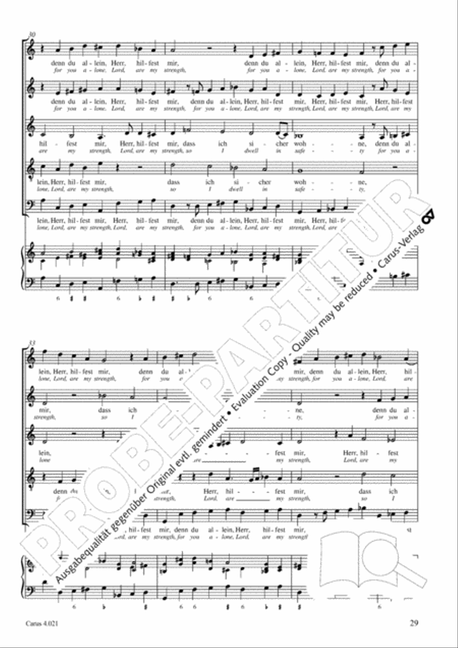 Schein: Israelsbrunnlein. Fontana d'Israel. Complete edition Choir scores gallery preview page 36