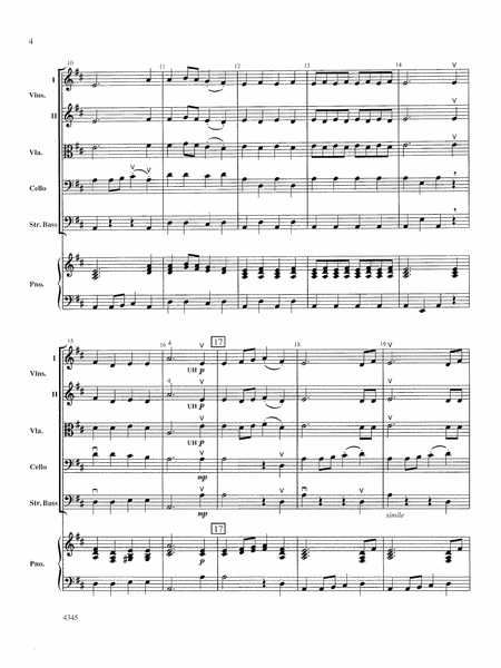 La Rejouissance from the "Royal Fireworks Music": Score