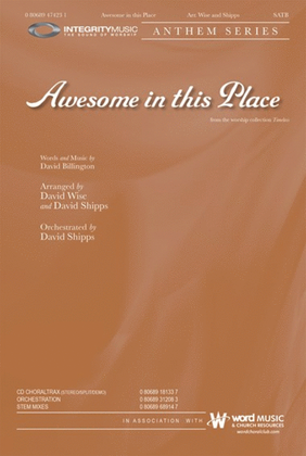 Awesome in this Place - CD ChoralTrax