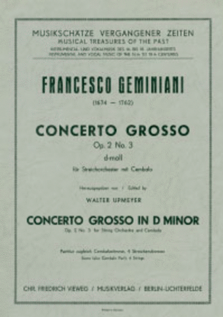 Concerto grosso fur Streichorchester und Continuo
