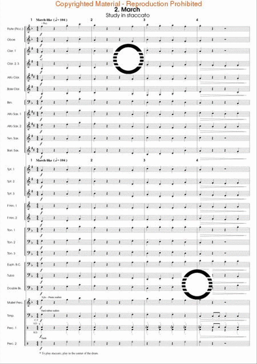 Articulation Studies Concert Band scores gallery preview page 4