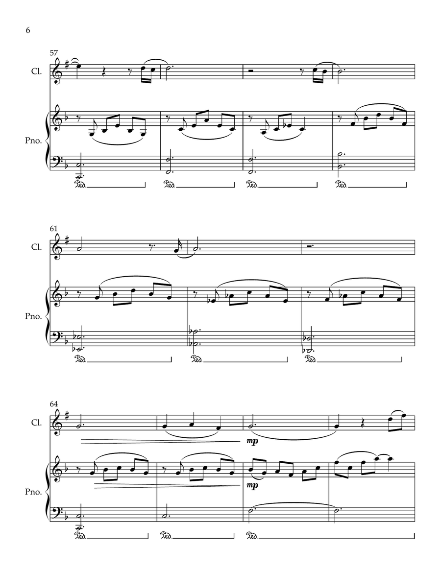 Cavatina Cavatina B-Flat Clarinet scores gallery preview page 6
