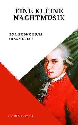 Eine Kleine Nachtmusik Mozart Euphonium bass clef