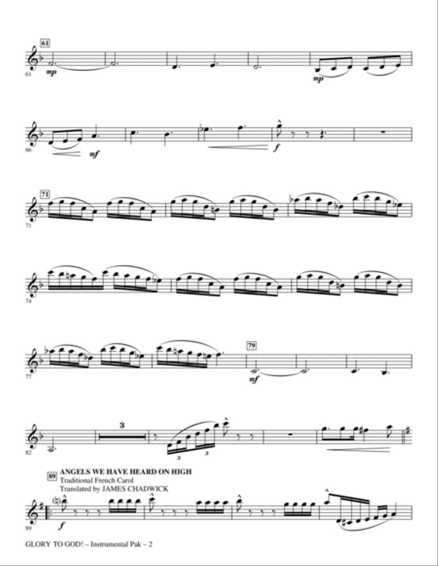Glory to God! - Viola Choir scores gallery preview page 2