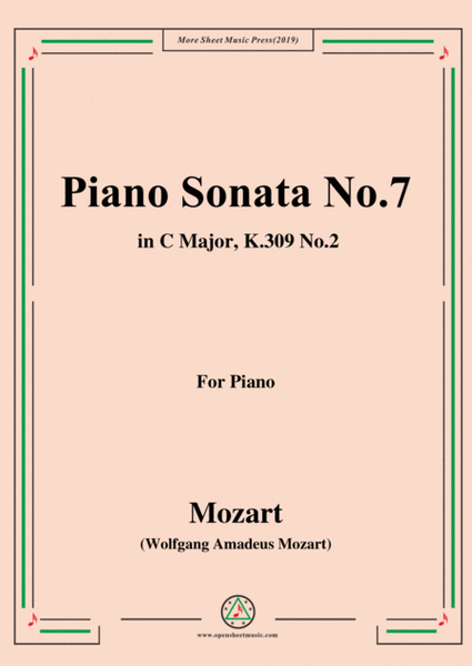 Mozart-Piano Sonata No.7 in C Major,K.309,No.2