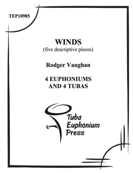 Winds: Five Descriptive Pieces for Tuba-Euphonium Octet