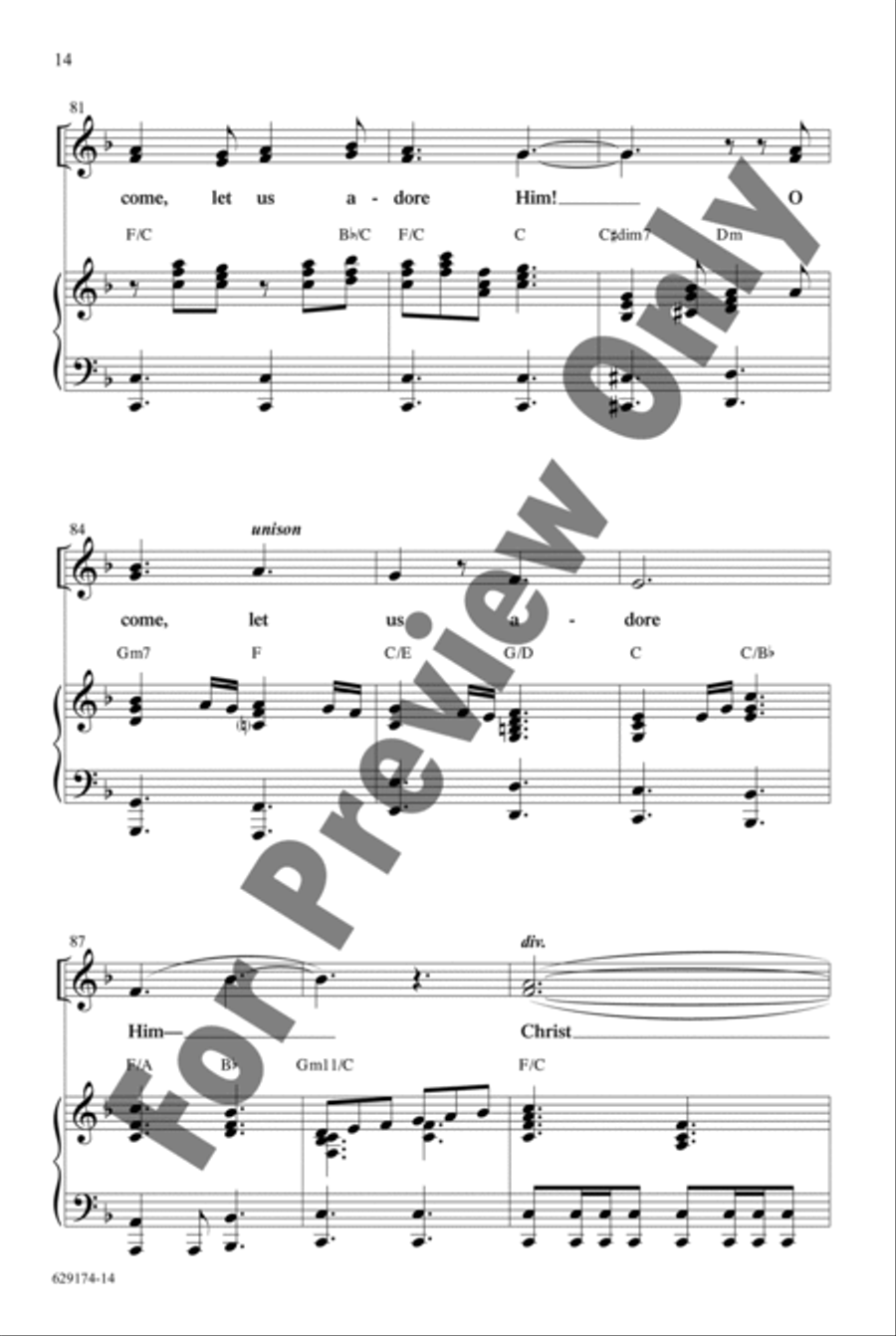 Noel, Christ Is Born! - Choral Book Unison Choir scores gallery preview page 17