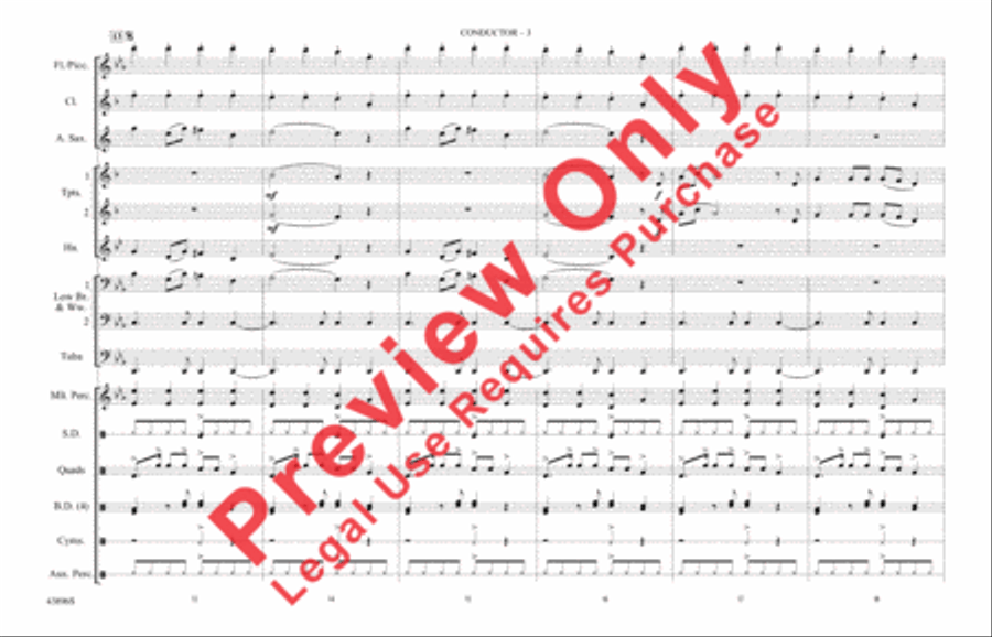 Dark Horse Marching Band scores gallery preview page 4