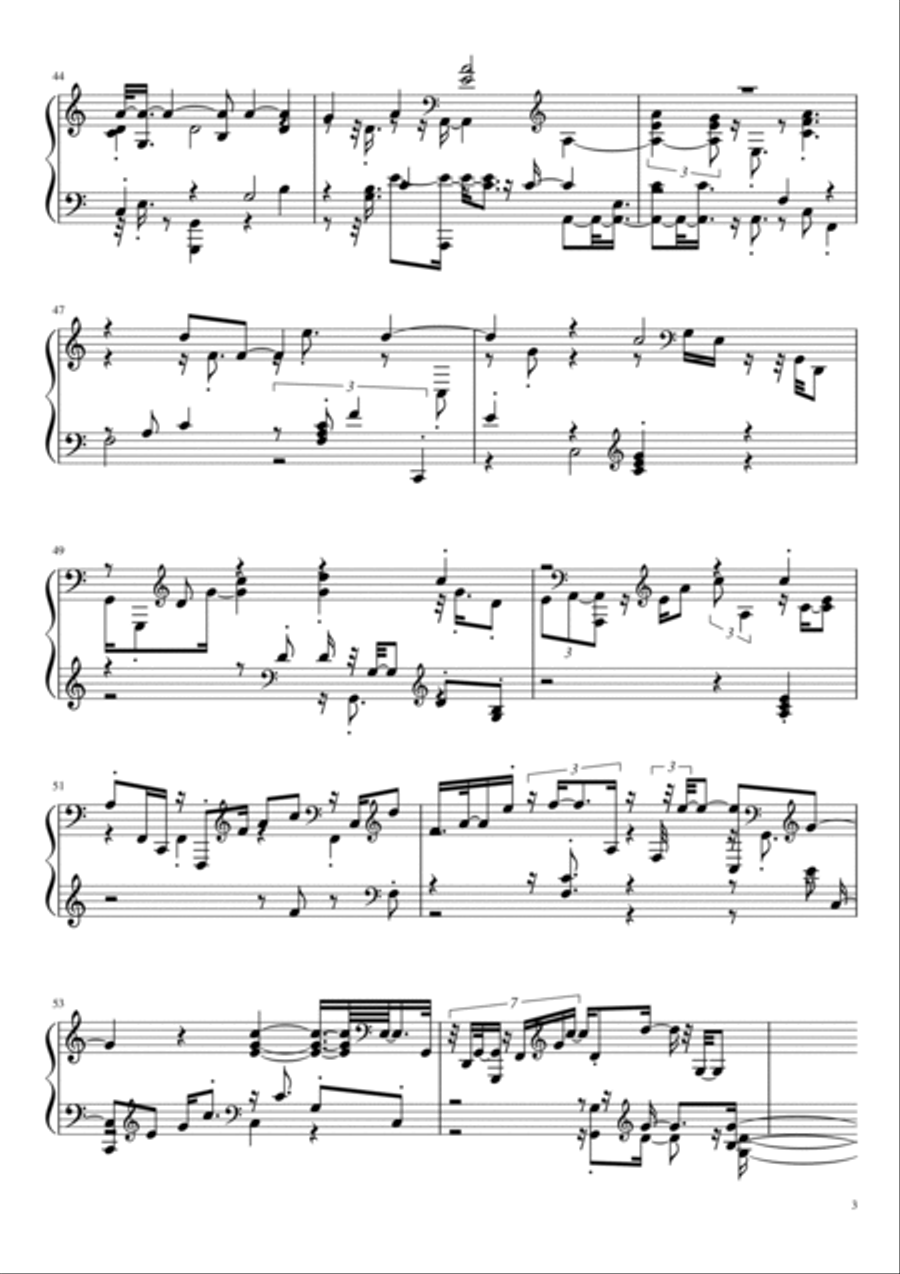 DESTINATION DESTINATION Piano Solo scores gallery preview page 3
