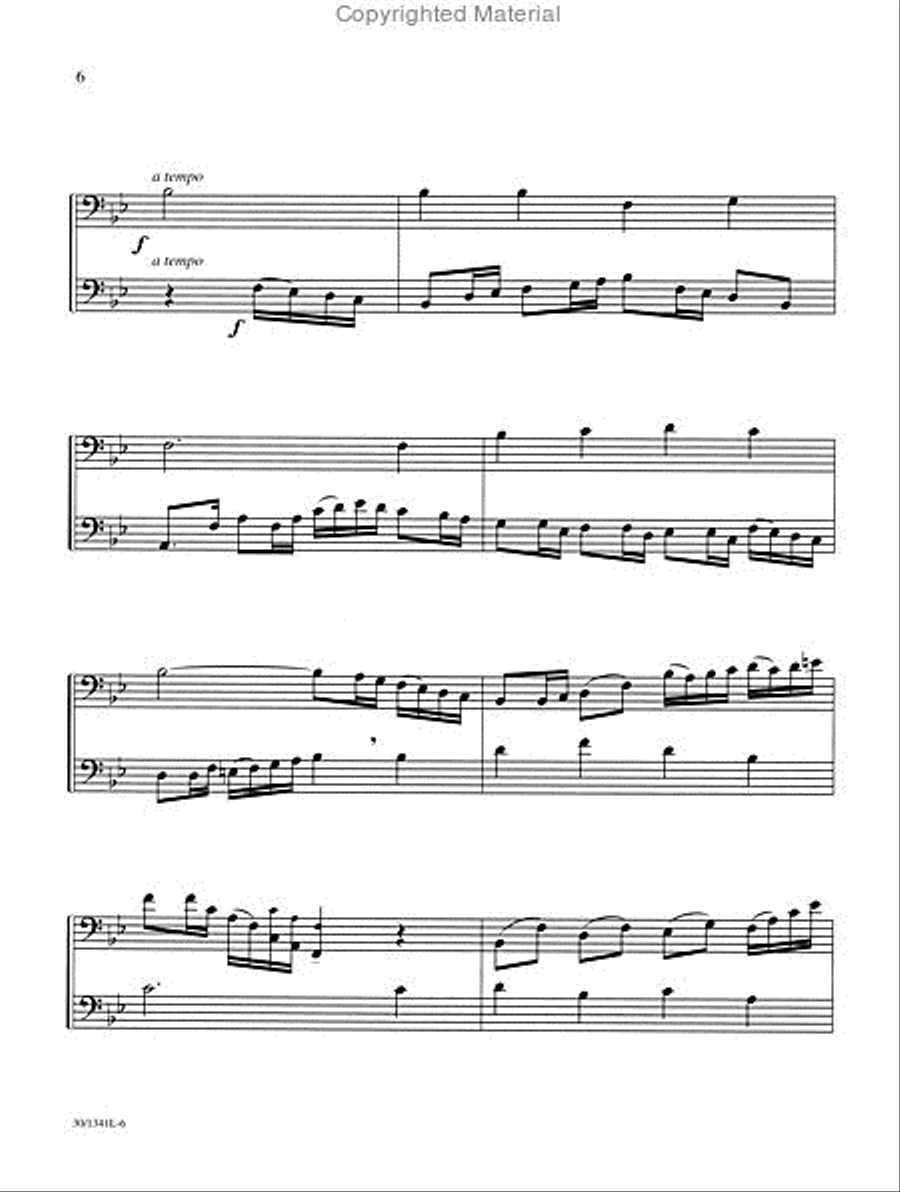 Hymns & Spirituals - Trombone/Euphonium Trombone Duet scores gallery preview page 4
