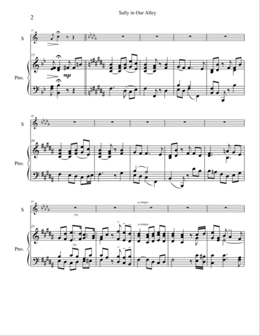 Folk Songs for Young Folks, Vol. 2 - tenor sax and piano Tenor Saxophone scores gallery preview page 4