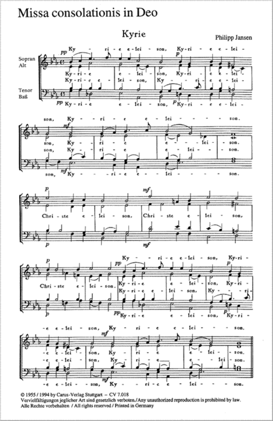 Missa consolationis in Deo
