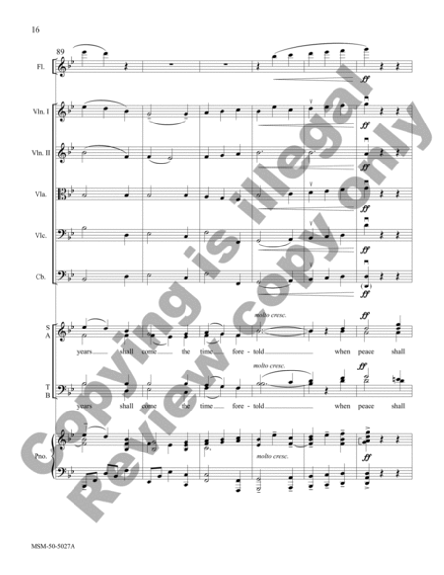 It Came Upon the Midnight Clear (Chamber Orchestra Score) It Came Upon the Midnight Clear (Chamber Orchestra Score) Choir scores gallery preview page 9
