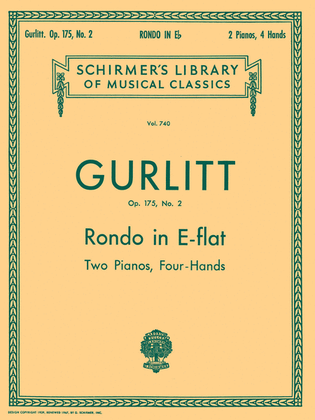 Book cover for Rondo in Eb, Op. 175, No. 2 (set)