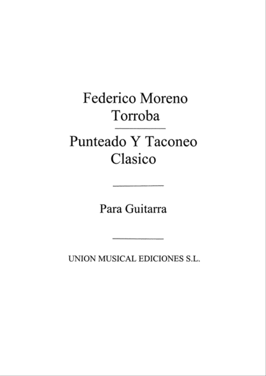 Punteado Y Taconeo Clasico Acoustic Guitar scores gallery preview page 1