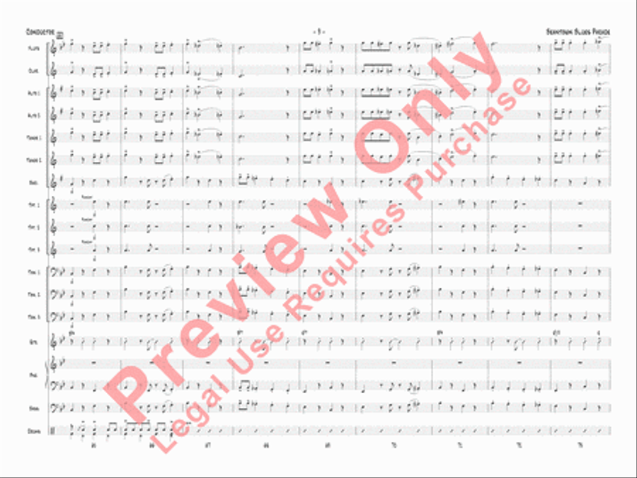 Beantown Blues Parade Jazz Ensemble scores gallery preview page 12