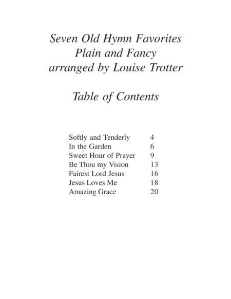 Seven Old Hymn Favorites