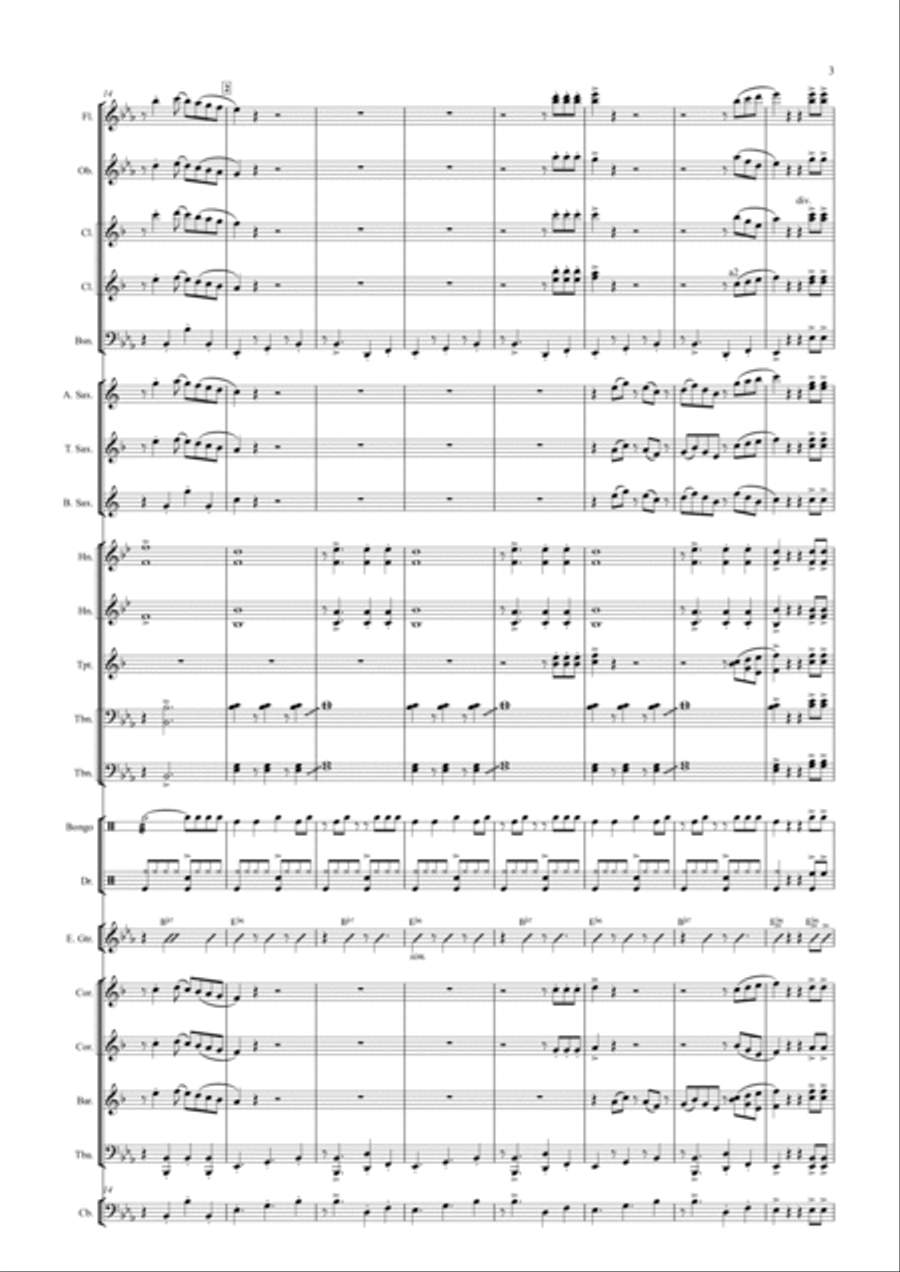 La Cucaracha La Cucaracha Concert Band scores gallery preview page 4