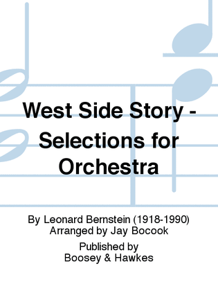 Book cover for West Side Story - Selections for Orchestra