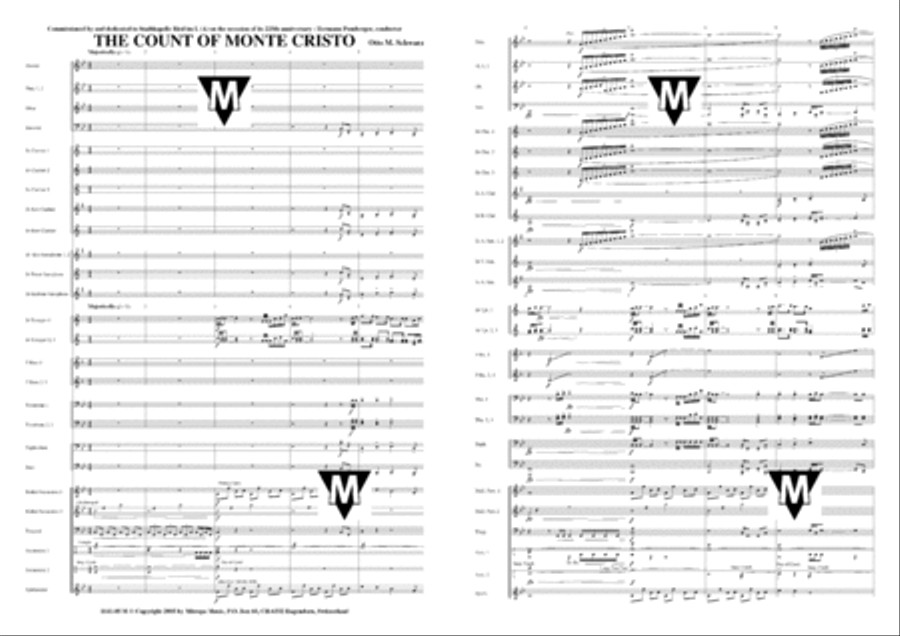 The Count of Monte Cristo Concert Band scores gallery preview page 2