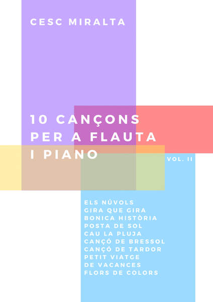 10 Cançons per a Fl & Pno Vol II