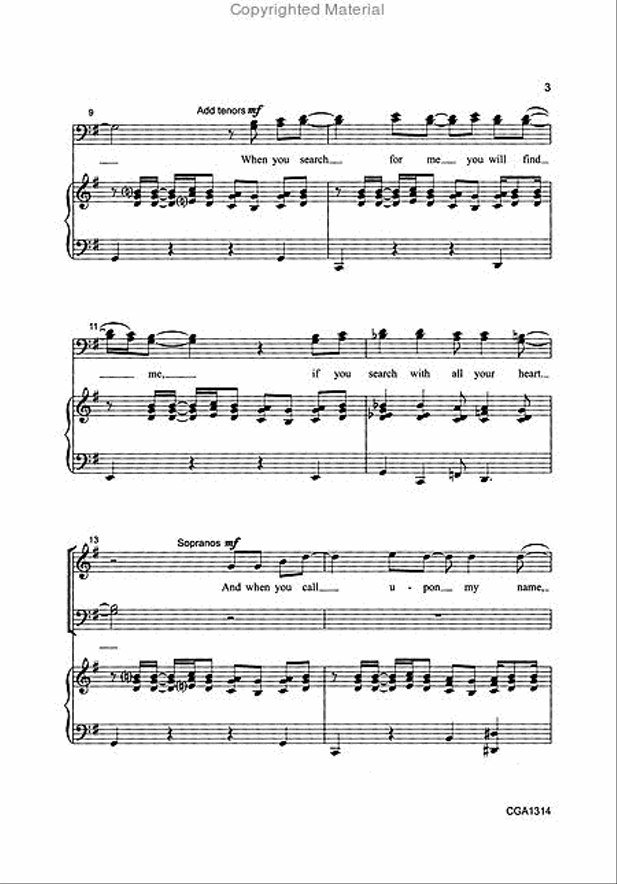 Search with All Your Heart 4-Part scores gallery preview page 3