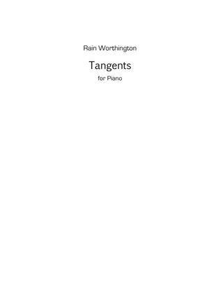 Tangents – for piano