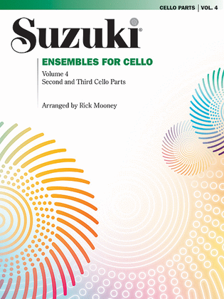 Book cover for Ensembles for Cello, Volume 4