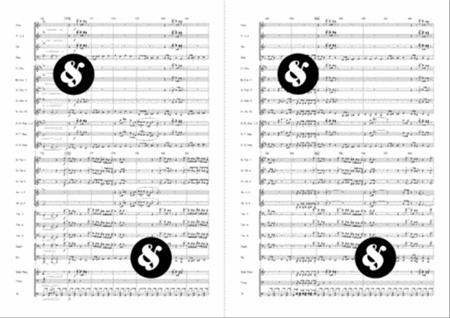 Mamma Mia! Concert Band scores gallery preview page 16