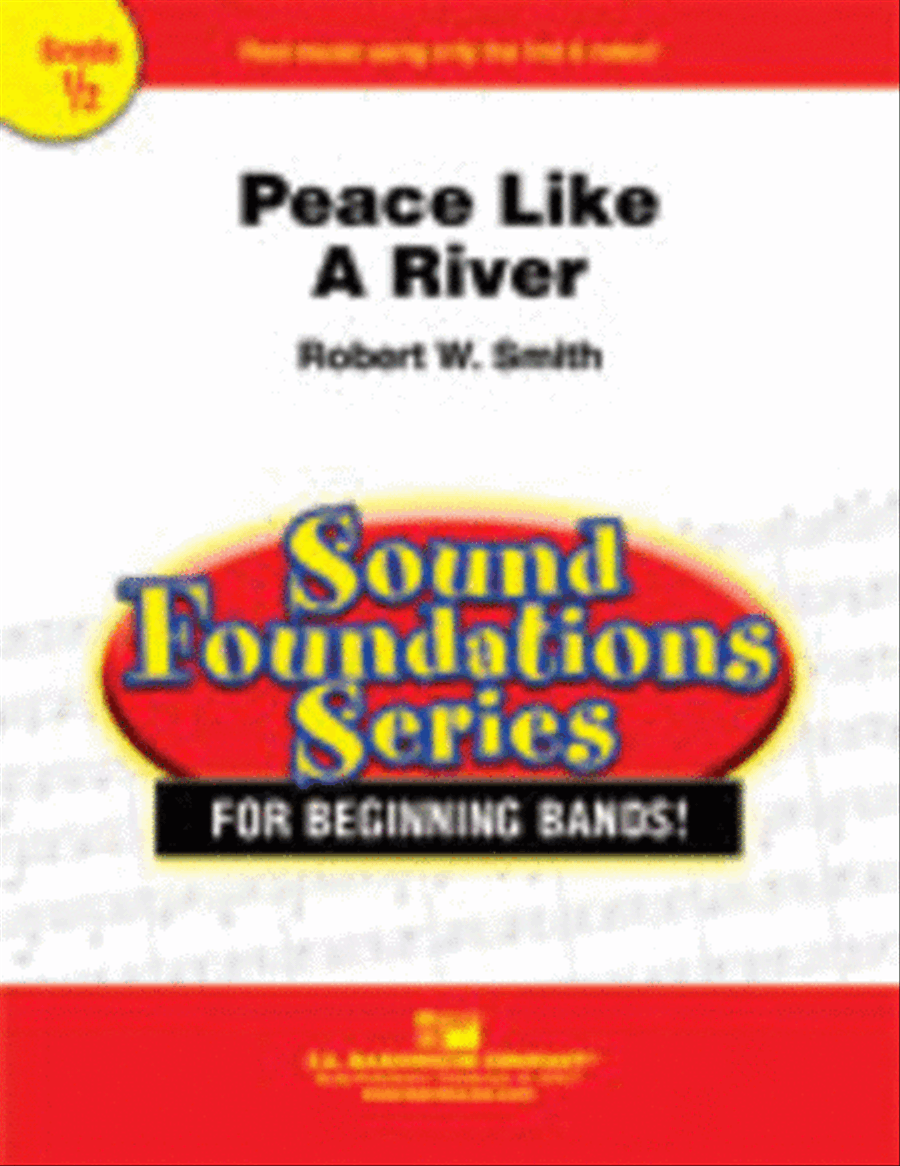 Peace Like A River Peace Like A River Concert Band scores gallery preview page 1