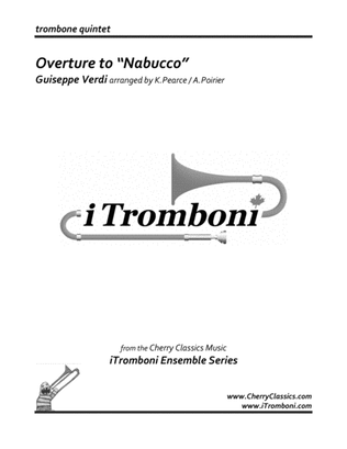 Book cover for Nabucco Overture for Trombone Quintet