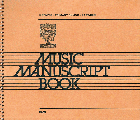 Music Book - 6 staves