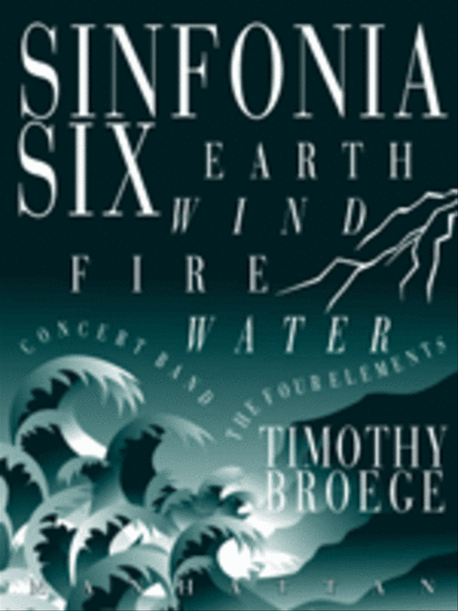 Sinfonia VI: The Four Elements Concert Band scores gallery preview page 1
