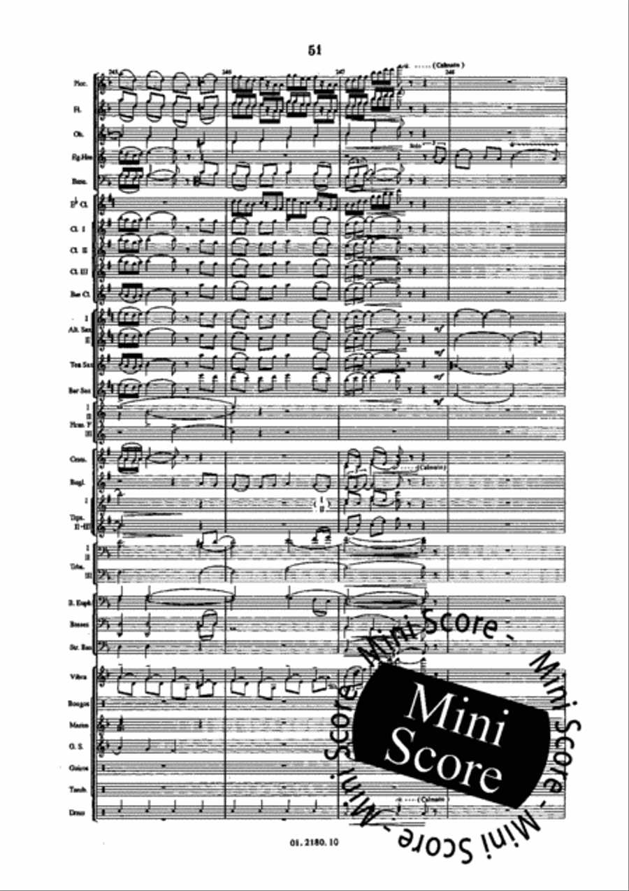 Brazilian Suite Brazilian Suite Concert Band scores gallery preview page 57